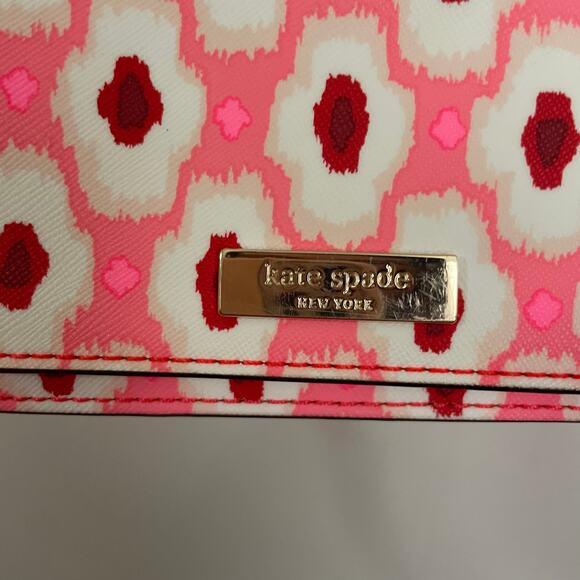 Kate Spade mini crossbody purse pink blue white geometric boho Barbie 70s vibes - Picture 10 of 13